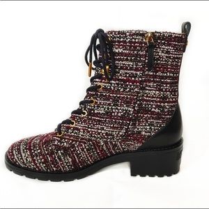 Tory Burch combat lug sole boot